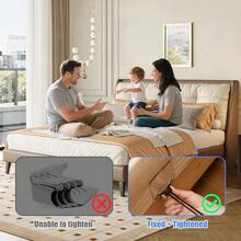 Bed Sheet Straps, Manually Adjustable Fasteners With Metal Clips, Bed Sheet Holder Corner Fitted Sheet Tightening, Strength Cord Lock Keep Sheet In Place, Fits All Mattress Sizes - ban đầu - Xem 9