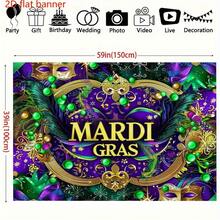 Phông nền chụp ảnh Polyester Carnival phẳng 2D, phông nền chụp ảnh tiệc hóa trang, lễ hội hóa trang và cảnh tiệc tùng - 1 CÁI - Xem 5