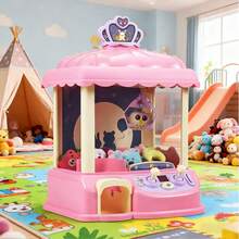 Máquina de muñecas familiar, juguete interactivo padre - hijo, máquina de agarrar cosas con música, máquina de caramelos de muñecas de monedas - Multicolor - Ver 2