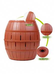 Large Size Children's Toy Knife, Pirate Barrel Uncle Wooden Barrel Sword Insertion, Creative Prank, Stress Relief, Funny Tabletop Game, Multi-Person Interaction, Christmas Gift