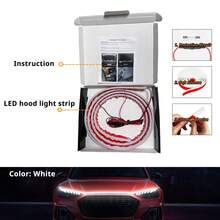 TutuCar Nexun LED Car Hood Light Strip – Dynamic Scan Start-Up Effect, 71 Inch Daytime Running Lights For Cars, SUVs, Trucks – Universal Engine Cover Custom Lighting, Waterproof Exterior Decorative Accessories – Perfect Gift For Car Enthusiasts - 71 Inches / 180 cm - View 9