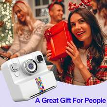 1080P HD Digital Camera Instant Print Camera Set, Suitable For Kids, Portable Multifunctional Children's Photo Printer, Includes Digital Camera, Camera & Accessories, Creative Drawing & Photography Gift, Kid-Friendly Design For 3-12 Years Old Boys & Girls, Cute Portable Gift For Christmas, Birthday, New Year - Multicolor - View 6