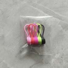 10/5件 第二代升级版硅胶磁铁绕线器 创意耳机式线缆整理器 防掉落磁铁绕线器，磁性线圈适用于耳机和数据线，线缆管理存储配件，送给朋友的理想圣诞礼物 - 彩色 - 查看 12