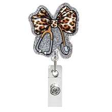 1个趣味护士胸牌卷轴，可伸缩可爱胸牌夹，带旋转鳄鱼夹，适用于护士医生姓名牌胸牌夹，也可用于护士医生办公室员工身份识别装饰。 - 彩色 - 查看 12