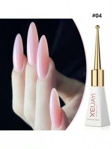 XEIJAYI 1Pc Pink Long-Lasting Pink Gel Nail Polish Uv/Led Soak Off Gel Nail Polish For Nail Art Diy Salon Home Holiday Gift For Women Nail Art Manicure Diy Salon Gift Nails - 粉色 - 查看 2