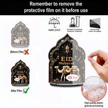 1 件，亚克力斋月装饰品，优雅的阿拉伯风格家居装饰，红色椰枣骆驼灯笼设计，适用于家庭聚会、餐桌中心装饰、房间和节日派对桌面装饰，增添节日气氛，开斋节装饰，2D - 多色 - 查看 5