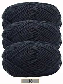 3 Rolls/150g 5-Ply Acrylic Blended Yarn, 50g Per Roll, 100% Acrylic Soft Yarn, Medium Thickness - Ideal For Handmade Knitting, Weaving, DIY Crafts, Knitting And Crocheting, Soft And Versatile, Suitable For DIY Crochet And Woven Bags - Multicolor - View 42