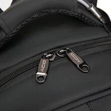 ACO Unisex Semi-Waterproof Laptop Backpack, With Reinforced Material, Security Lock And Anti-Theft Feature. - 黑色 - 查看 2