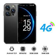 SERVO Mini Android 12.0 Smartphone 4G LTE Dual SIM Cards Android 12.0 3.88-Inch High-Definition Display RAM 3GB+ROM 32GB Portable Smartphone - Black - View 17