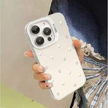 Anti-Drop Matte Case With Heart Pattern. Fits  XR 11 12 13 14 15 16 PRO MAX 14 15 16 PLUS A04 A05 A12 A14 A15 A32 A35 A52 A55 A72, Redmi A3 10C 12C 13C 14C, Poco X5 X6 Pro, Note 11 12 13 - J2 - 查看 5