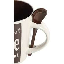 Mr Coffee 8 Piece Bareggio Mug And Spoon Set NA - BlackandWhite - View 3