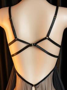 性感内衣，镂空连衣裙，两件套：连衣裙+丁字裤，女士内衣和性感连衣裙