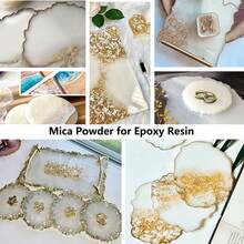 18 Natural Mica Powder Pigment - Epoxy Resin Dye - Soap Candle Dye - Jewelry Pigment - Adhesive Pigment 10g/Bottle - Multicolor - View 4