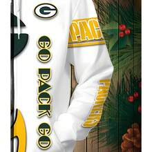 Green Bay Buccaneers Women's 3D Printed Hoodie, Long-Sleeved Hoodie For Couples, The Perfect Gift For Male Football Fans. - 彩色 - 查看 3