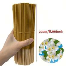 22.0cm Handmade Jasmine Scented Incense Sticks - Cherry Blossom Fragrance, Suitable For Home, Yoga, Camping (Halloween, Christmas, Thanksgiving) - Decorative Packaging Gift Set, Aromatherapy Accessories Home Decor - Jasmine Scented Diffuser Sticks - View 3