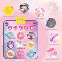 Tapete de Baile para Niña, Juguetes Alfombra deúsica Eléctrica con Modos, con Luz Indicadora LED, Antideslizante, Duradero, Impermeable,Regalo para Niño y Niña 3-12 Años - 1 - Ver 3