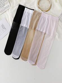 4 Pairs Dance Pantyhose Tights Suitable For Baby Kids Teenagers - Multicolor - View 10