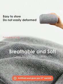 3 Pieces Satin Lined Winter Beanie Hats For Men Women Knitted Watch Hat With Satin Lining Solid Skull Cap Fall Outfit - Dark Grey - View 3