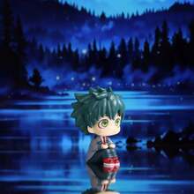 Chibi Izuku Midoriya, Shoto Todoroki, Ochaco Uraraka Figurine Cake Topper Decoration Baking Doll Gift For Boys - Multicolor - View 7