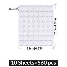 6mm & 12mm Round Double-Sided Foam Adhesive Tape, Suitable For Handmade Card And Greeting Card Crafting - Round - View 4