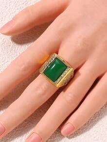 Christmas Party Minimalist Elegant Casual Men Single Ring