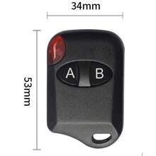 315/433MHz无线遥控器，学习码遥控器，双键射频遥控器，磨砂外壳，门禁照明卷帘门遥控器，电动卷帘门遥控器，升降设备遥控器，大门遥控器 - 彩色 - 查看 10