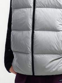 CAMEL CROWN Outdoor Down Jacket, Autumn/Winter Unisex, Detachable Sleeves, Waterproof, High Loft Insulation, Thick Outerwear - Space Gray - View 6