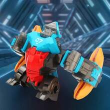 Robot Mono Acrobático 360° con Efectos de Luz + Música 12cm | Juguete Interactivo para Niños Activos. - Azul - Ver 1