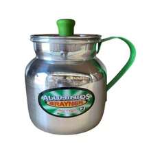 Hot Chocolate Aluminum Pot 1.5 Litre Capacity - Silver - View 4