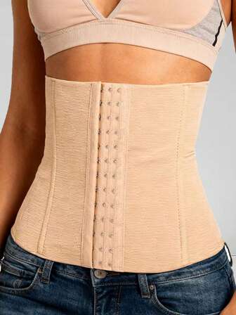 3-Row Seamless Knit Sports Fitness Tummy Control Waist Trimmer, Comfortable Shaping Waist Cincher