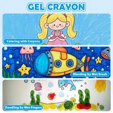 12 支可爱大号蜡笔，12 色可旋转蜡笔可水洗蜡笔丝滑大号蜡笔，用于着色、绘画