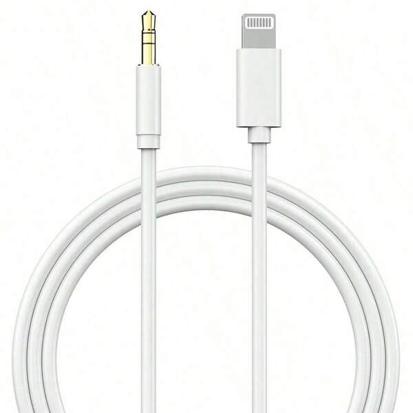 3.5mm Auxiliary Audio Jack Adapter Compatible With IPhone, Suitable For Car, Home Stereo/Speaker/Headphone, Compatible With IPhone 14/13/12/11/XS/XR/8/7/6 Series