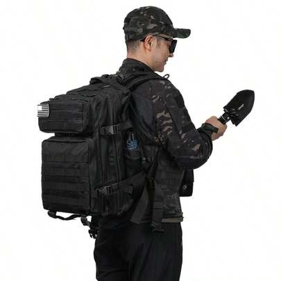 Large Capacity Outdoor Hiking Backpack, Multi-Function Sports Travel Bag, Essential For Camping & Trekking