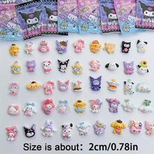 20/10个装三丽鸥神秘袋可爱树脂DIY配件，独立包装 - 适用于手工制作、笔记本、杯子、手机壳、女童校服配件 - 彩色 - 查看 7