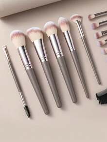 28/37/40pcs Makeup Tool Set - Makeup Tool Combo Set, Includes Face Wash Sponges, Makeup Brushes, Eyeshadow Brushes, Powder Brushes, Full Set - Multicolor - View 4