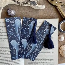 2/10/20pcs Whale Shark Bookmark Ocean Reader Gift Bookish Gift Marine Life Stationery With Tassel,Dark Romance Merch For Readers, Romantasy Inspired Bookish Gifts For Book Lovers Booktok, Book Accessories,For Book Lovers Adults Teacher Funny Reading Gifts Bookish Party Favors,Christmas,Scrapbooking Supplies, Journaling Accessories,Back-To-School - Multicolor - View 4