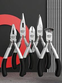 1 Piece Mini Pliers 5 Inches Multi-Functional Pointed Nose Pliers Manual High Hardness Steel Wire Pliers Electrician Wire Stripping Pliers Anti-Slip, Convenient To Carry Universal Manual Tool - Multicolor - View 6