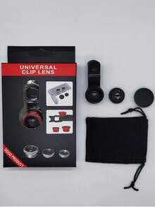 3-In-1 Phone Camera Lens: 180° Fisheye + Wide Angle + Macro Clip-On Lens, Aluminum Alloy Material, Suitable For Smartphone Photography, Selfie And Video Recording, Outdoor Adventure Gear | Multi-Functional Lens | Sturdy And Durable Structure, Random Color Delivery, Please Refer To The Actual Item. - Multicolor - View 10