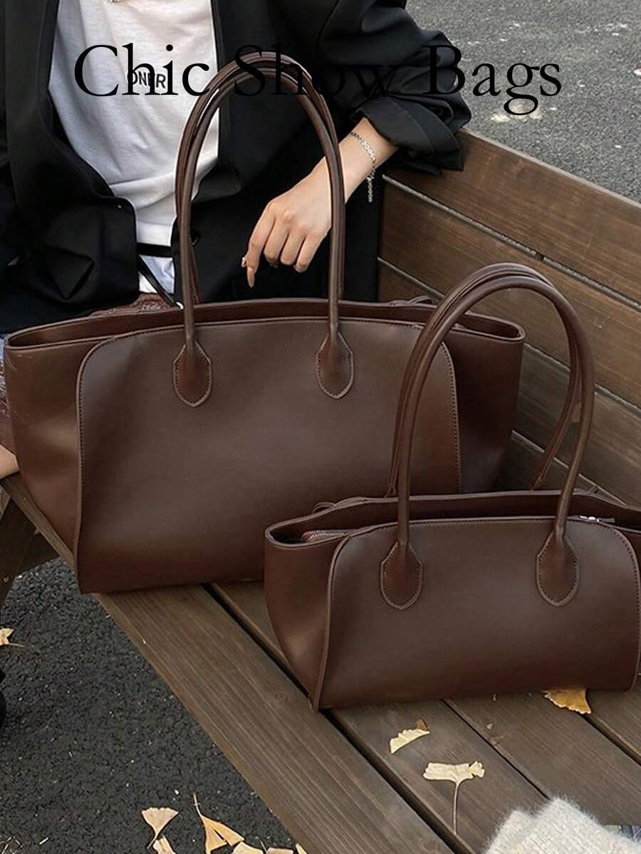 This Stylish Retro-Style, Large-Capacity Shoulder Tote Bag Is A New 2025 Model In Various Sizes, Suitable For Outings, Travel, Shopping, Commuting, Gift-Giving, Parties, And Many Other Occasions.