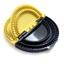 1个装玉米饼封口器和压边器，适用于6、8、10英寸饼皮 | 三合一手动压饼器，适用于自制墨西哥卷饼、墨西哥烤饼、墨西哥玉米卷 - 彩色 - 查看 11