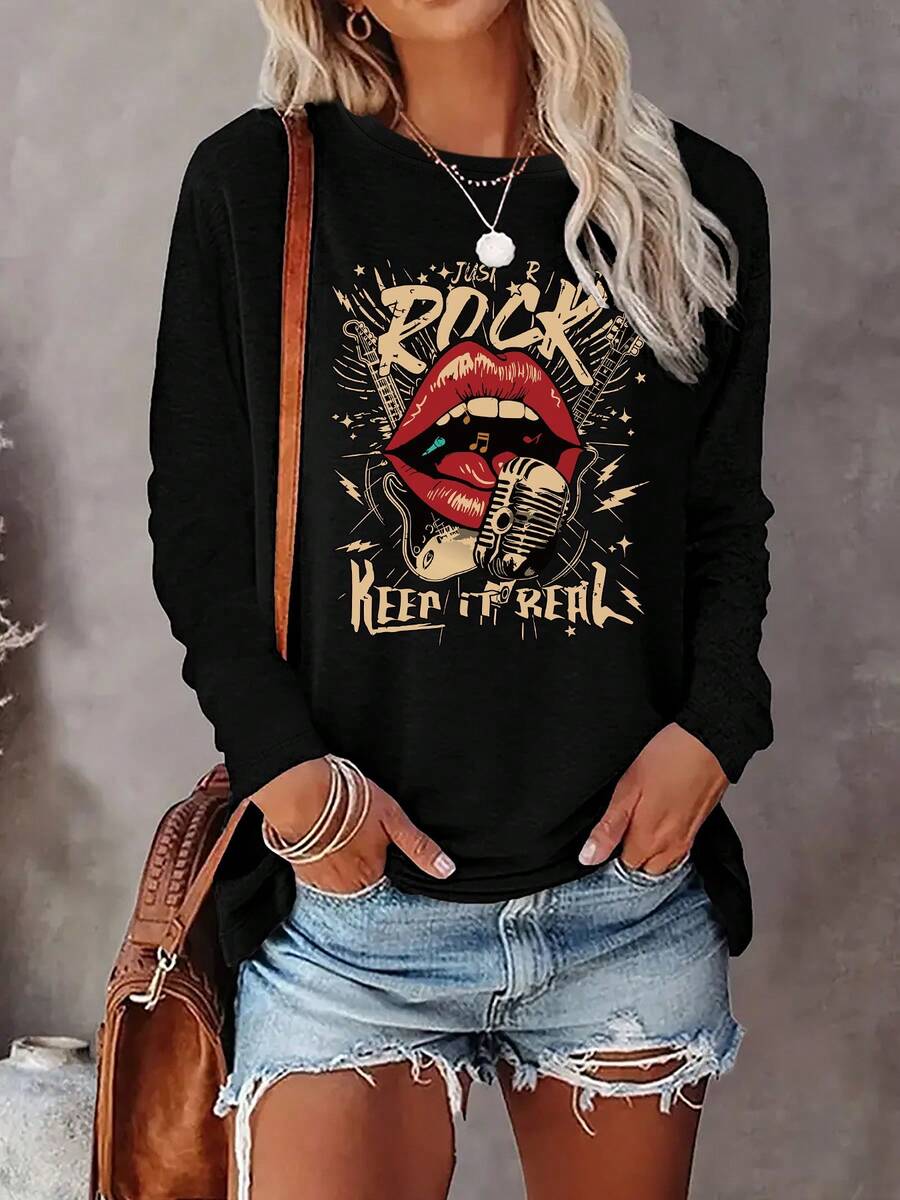 Women T-Shirts - Black - View 1