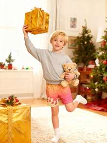 Ice Cream Shorts Boy Clothes, Gifts For Teen Kids Boys Unisex, Gradient Trunks Orange Sweatpants Yellow Underwear Pants, Boys Christmas PjChristmas Birthday Gifts For Teenage Dress, Thanksgiving Outfit, School Sport Running Pants, Running Pants, Basketball Shorts - Màu Hồng  San hô - Xem 7
