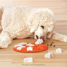 By Nina Ottosson Bone Parts Interactive Dog Puzzles - DogBrick, DogTornado, DogSmart, PuppyTornado, PuppySmart, 5 - Pack, White - Extra Bones (White) + Extra Parts - View 4