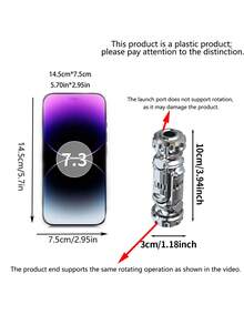 塑料减压挤压玩具，可投掷子弹壳手枪造型，办公减压玩具，子弹壳投掷圆枪，成人圣诞礼物，塑料制品 - 彩色 - 查看 9