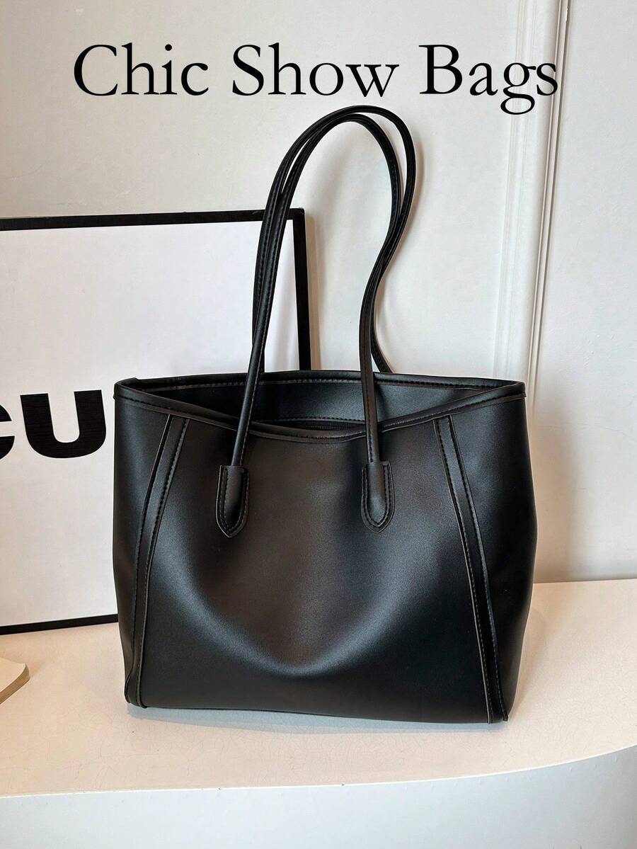 Large Capacity Women's Fashion Multifunctional Shoulder Bag, New Canvas Handbag, Stylish Design, Suitable For School, Commuting And Shopping (Pendant Not Included)