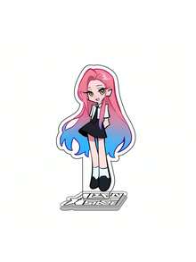 Christmas Gift Anime ALIEN STAGE 10CM Acrylic Stand Model Plate Figure MIZI SUA TILL IVAN HYUNA LUKA Cosplay Desk Display Fans Gifts - Multicolor - View 9