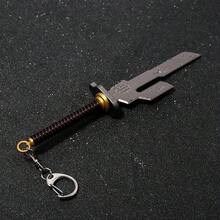 JJK Fushiguro Toji-Inspired Keychain – Engraved Cursed With Coiled Handle – Dark Anime Gift For JJK FansChristmas - 1 - 查看 6