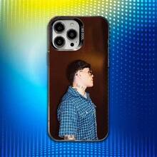 Funda de teléfono J-Junior H Singer ROCK para 17,16,15,14,13,12,11,Pro,MAX, cubierta blanca mate a prueba de golpes - z3 - Ver 2