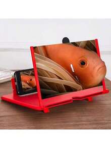 1pc Portable Phone Screen Magnifier Stand - Easily Turns Your Phone Into A Tablet, Hands-Free Design, Eye-Care, Foldable And Compact - Multicolor - View 7