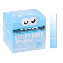 105pcs Cute Monster Design Sticky Notes Set, Colorful Glittery Memo Pads With Multilingual & Subject Notes (English, Math, Vocabulary), Ideal For Students & Office, Delivers Fun & Practical Note-Taking Experience